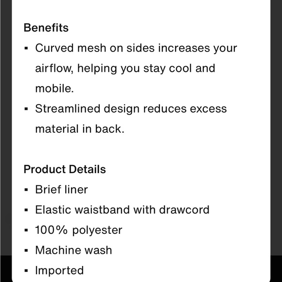 Nike red tempo running shorts, size small - Picture 3 of 8